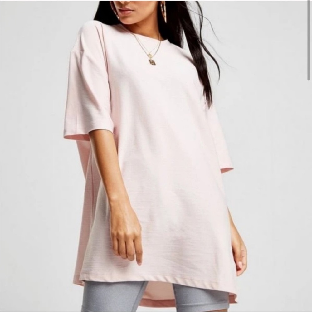 CONVERSE x Miley Cyrus Pink Shirt/Dress - Picture 4 of 14